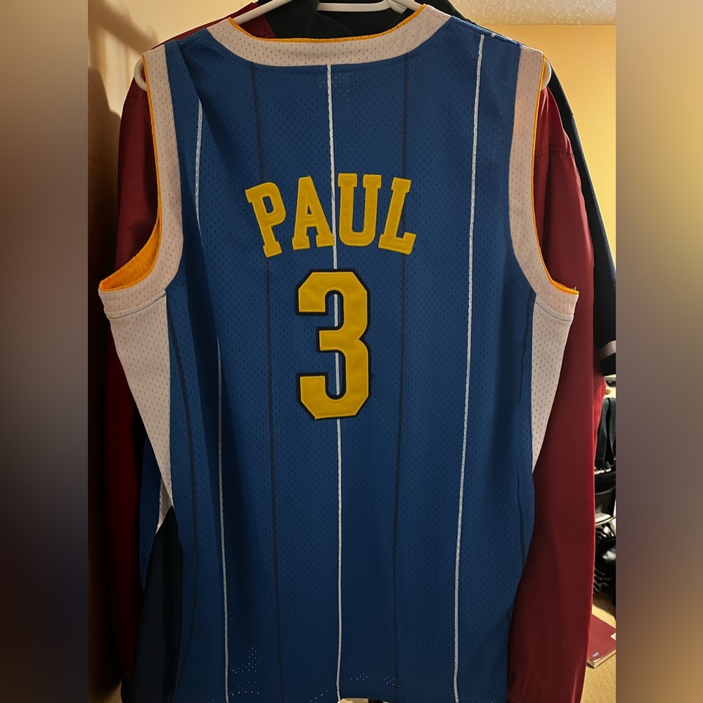 Blue New Orleans Vintage Chris Paul Basketball NBA jersey - Picture 2 of 2